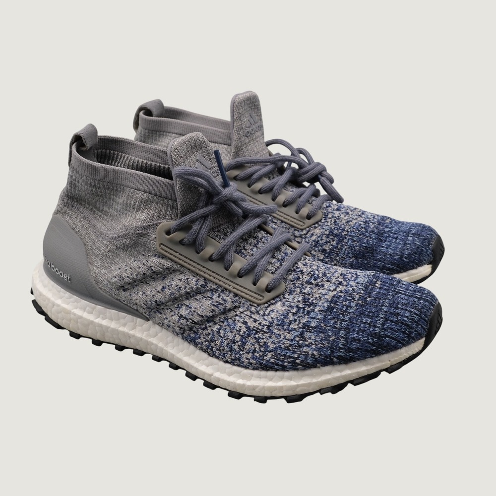 Adidas Ultraboost All Terrain Mid 9.5 Blue Grey Primeknit BB6128